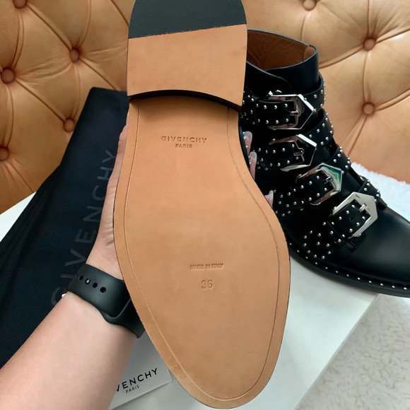 Givenchy Prue Elegant Studded Leather Boot 6 NWT - Picture 13 of 14